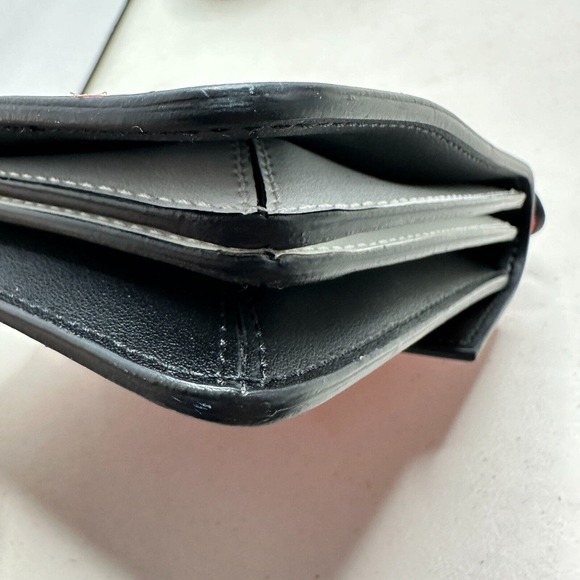 Les Petits Joueurs Corallo Micro Pixie Mini Handbag Red Coral 3 Pockets Italy - Picture 10 of 16